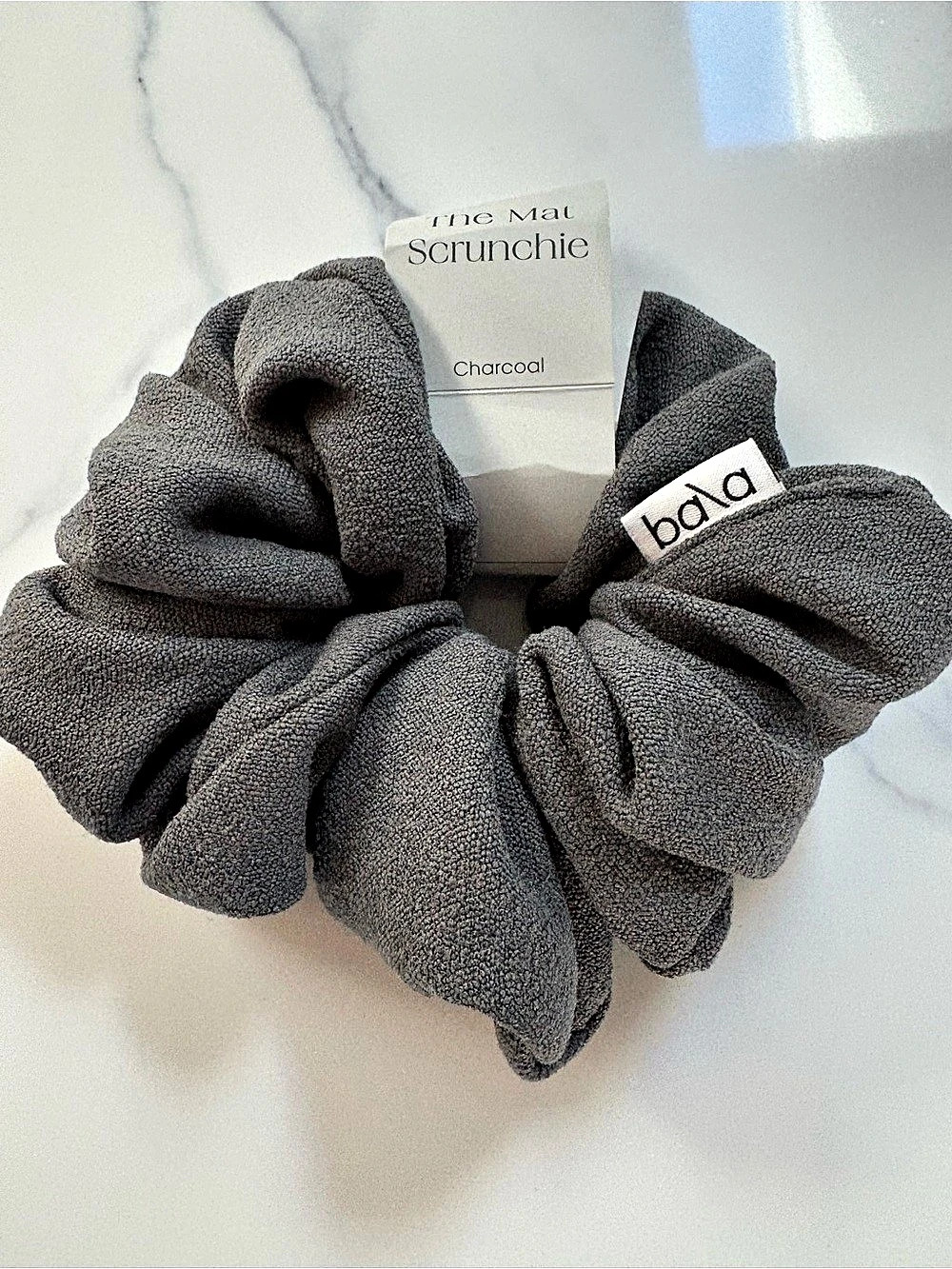 The Mat Scrunchie Charcoal Mat Scrunchie NWT